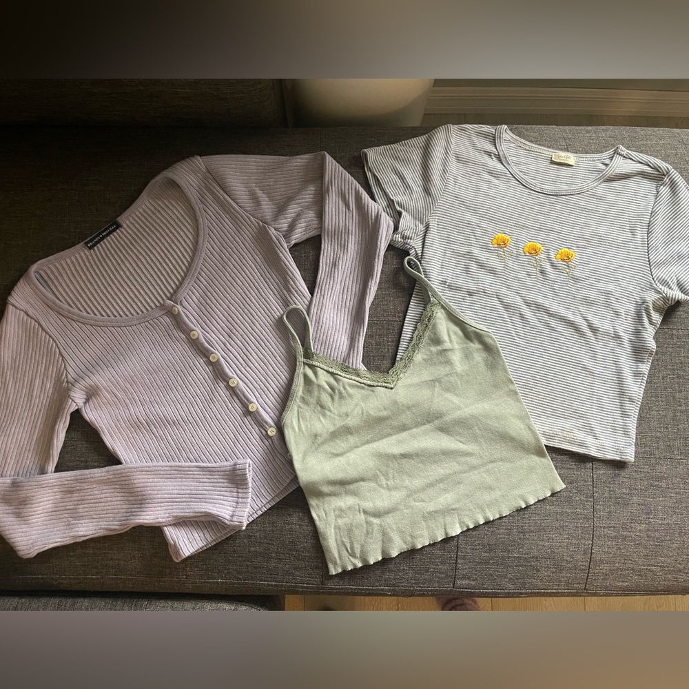 Brandy Melville set of 3 tops